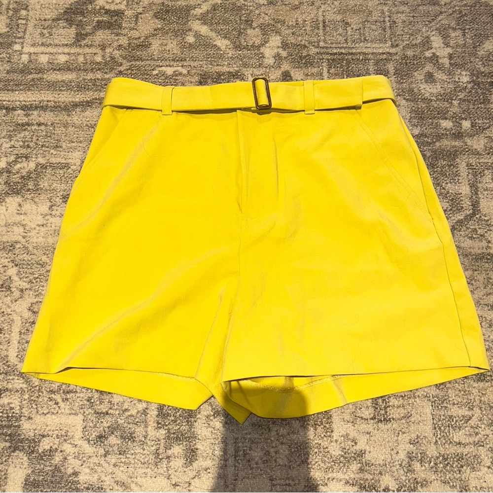 Banana republic Yellow Women's Belted Shorts